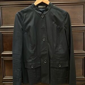 Liz Claiborne Military Style Jacket-Navy blue